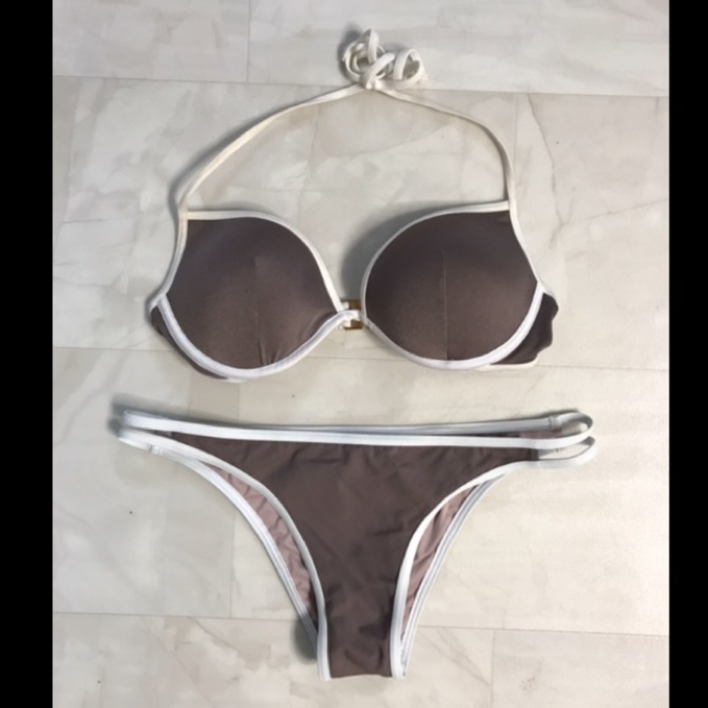 VS metallic brown bikini !